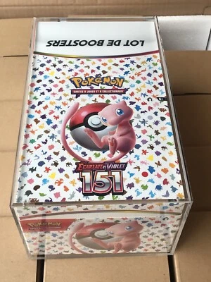 Protection Display Pokémon 151 Bundle Booster EV8. 8.5 Case PRO Quality✨