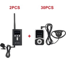 Retekess Wireless Tour Guide Audio System 2transmitter 15receiver Church Meeting