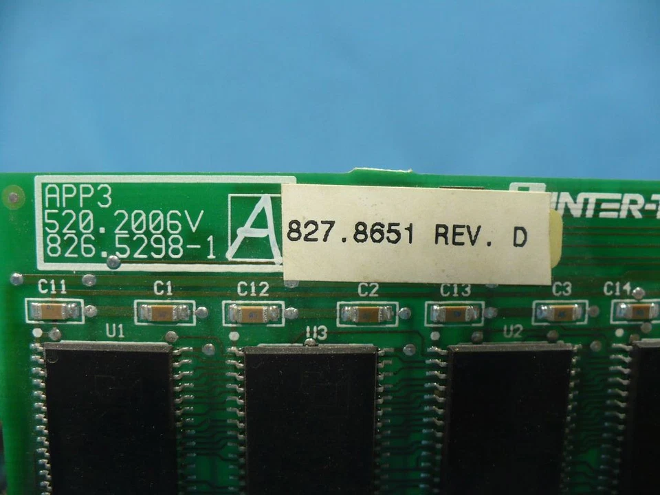 Inter-Tel 520-2040 VT 826-5201-7 ISA Backplane Board Card Axxent 520-2040 - Image 4 of 4
