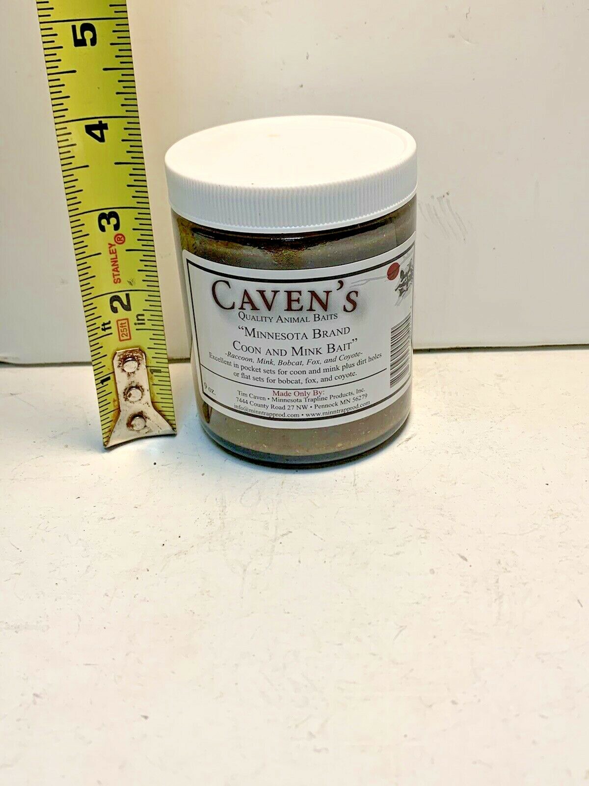 Cavens Coon and Mink Bait 9 oz(Raccoon Otter Coyote Fox Trapping