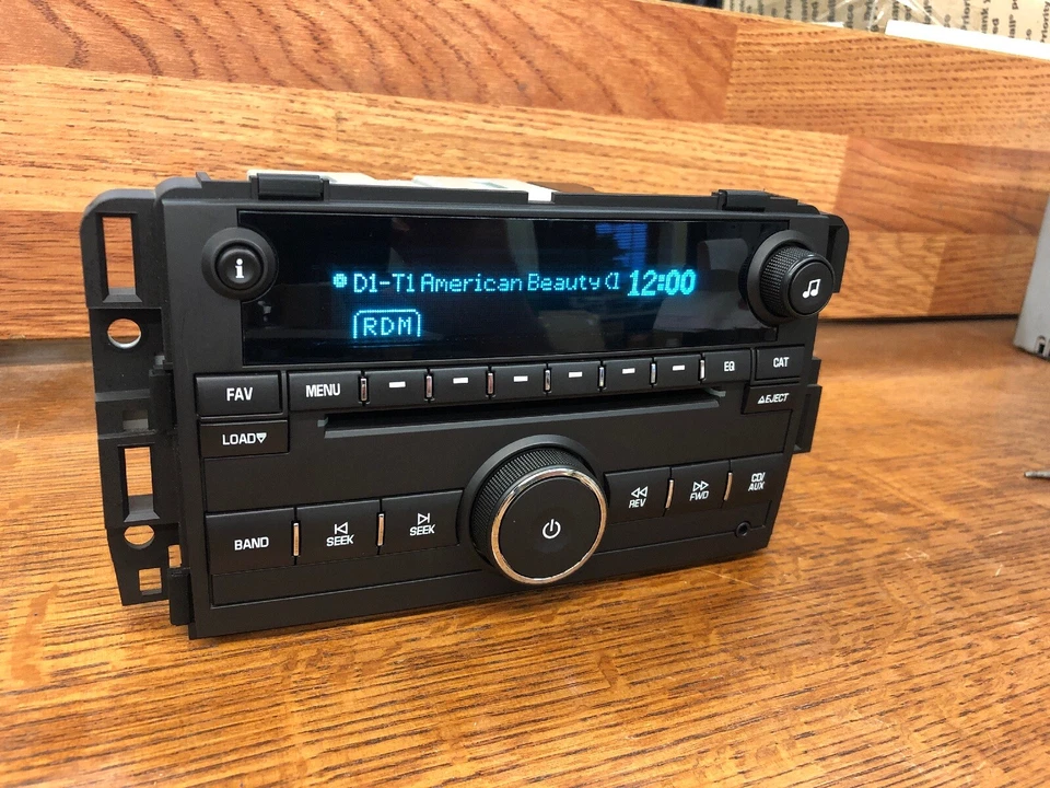 2009-13 雪佛兰 Silverado Tahoe GMC Sierra 6 CD 更换器 Bose USB 收音机无锁版 — 第 4/4 张图片