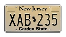 John Wick | Keanu Reeves Mustang | XAB 235 | Stamped Replica Prop License Plate