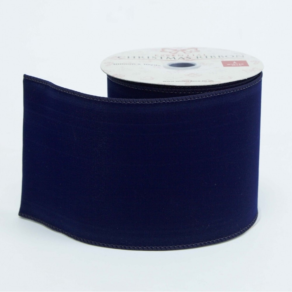 Terciopelo Cinta Verde/Rojo / Burdeos con Cable Borde 100MM X 10M Festivo Decor