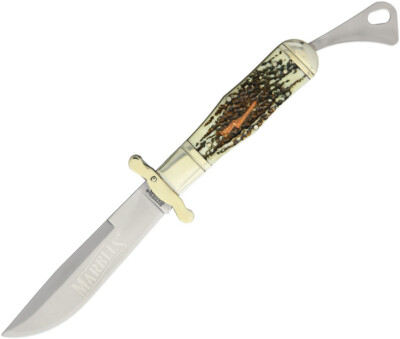 Marbles Knives  Safety Folder Imitation Stag KE04 / MR416 #61 SHIELD