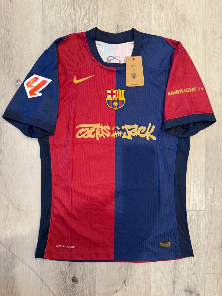 記念グッズ TravisScott CactusJackxFC Barcelona24/25 FC Barcelona x Travis Scott Limited Edition Match Home 2024
