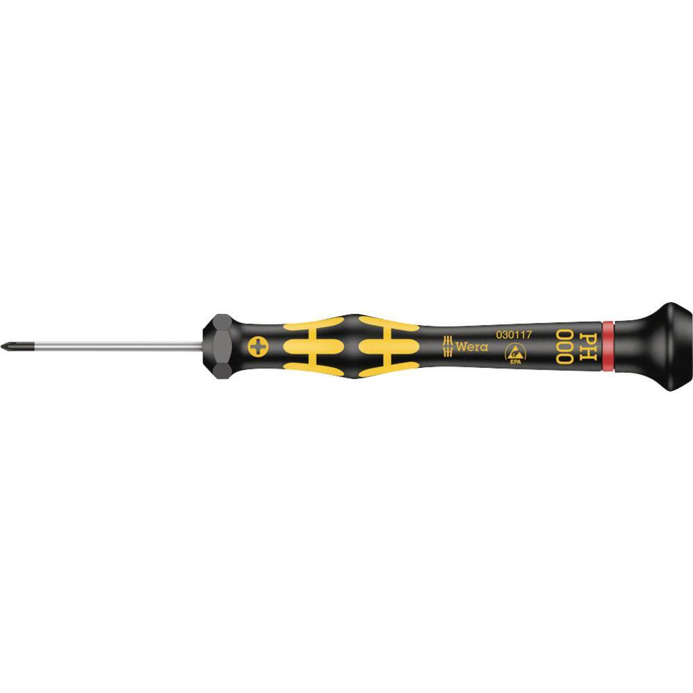 Wera 1550 PH Kraftform Micro 05030117001 ESD Cacciavite a croce PH 000