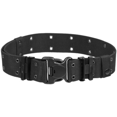 Mil-Tec US LC2 Duraflex Buckle Belt Paintball Army Combat Tactical ALICE Black