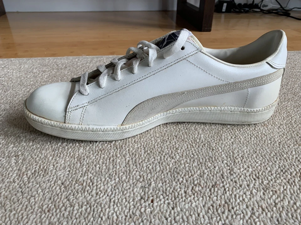 VTG 1980’s PUMA INVADER All White Sneakers. VGC Possibly Unused. Warhol. Size 12 - Image 4 of 4