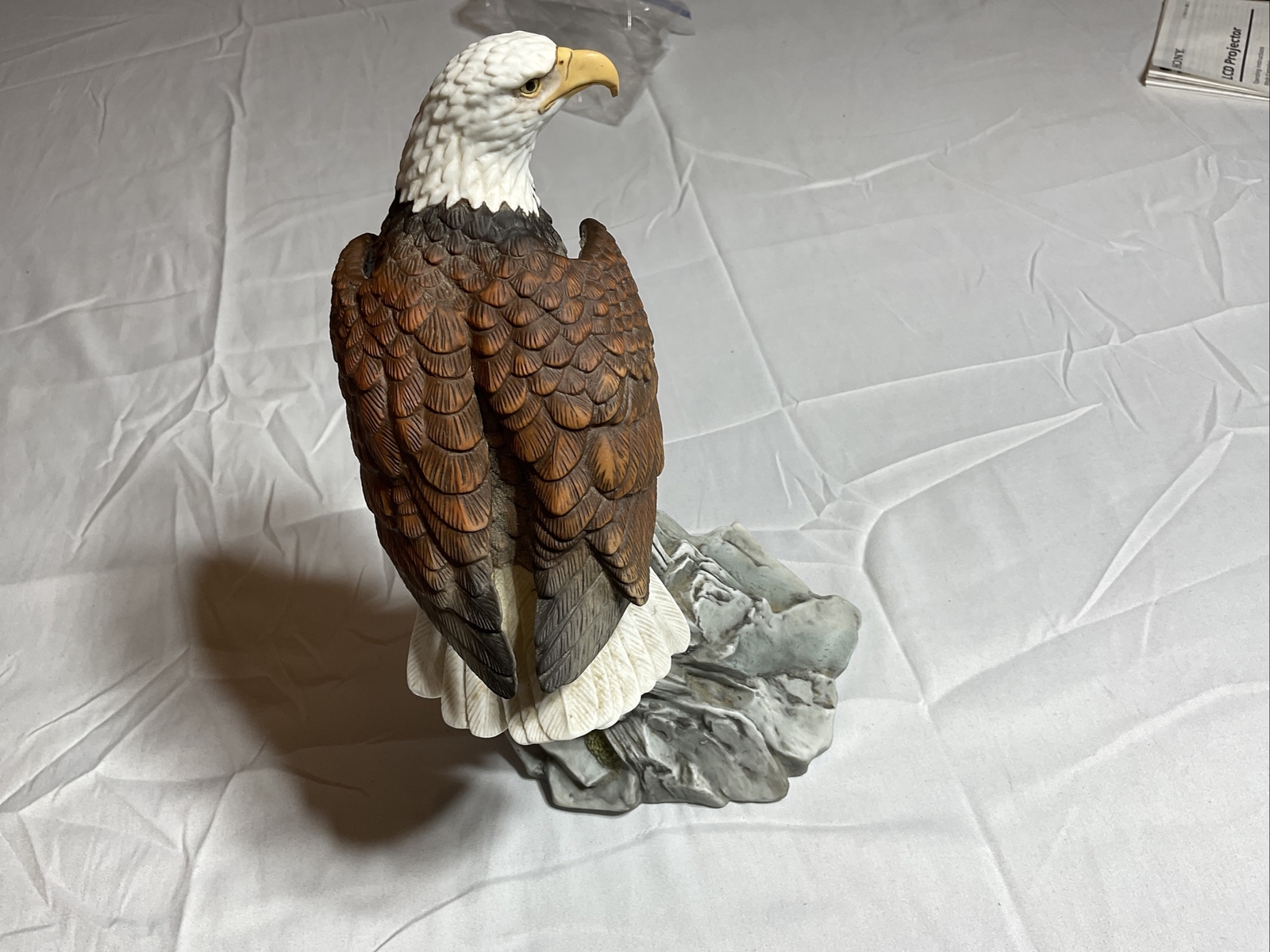 Bald Eagle Figurine Crystal Cathedral Ministries Porcelain Eagles Club