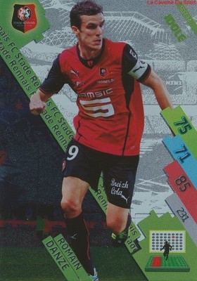 SRFC-14 ROMAIN DANCE # IDOLE STADE RENNAIS CARD ADRENALYN FOOT 2015 PANINI