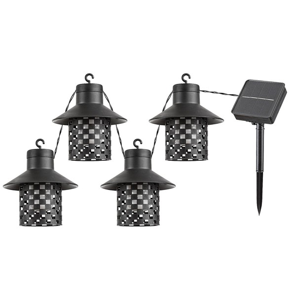 Rabalux AußEn-Solarlampen Garten Lampen 4 Leuchten AußEn IP44 Schwarz-image