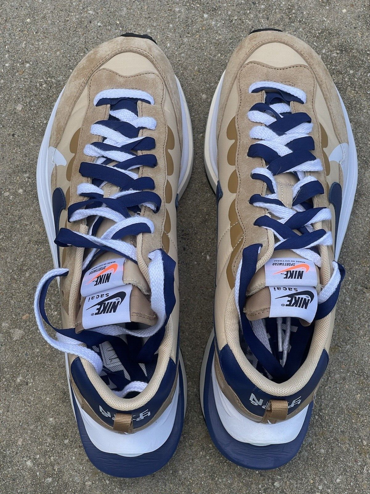 Sacai x Nike VaporWaffle marrone scuro taglia 11