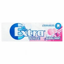 Wrigley's Extra Ice White Bubblemint - 10 Pieces - 14g - Pack of 6