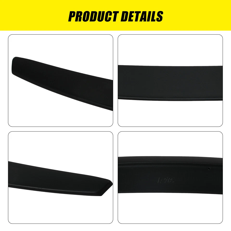 For 2014-2020 Mercedes-Benz S Class W222 Matte Black Sedan Rear Trunk Spoiler US - Imagem 4 de 4