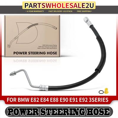 AM Autoparts Power Steering Pressure Line Hose – Fits 2002-2008 Dodge Ram 1500, 03-08 Ram 2500