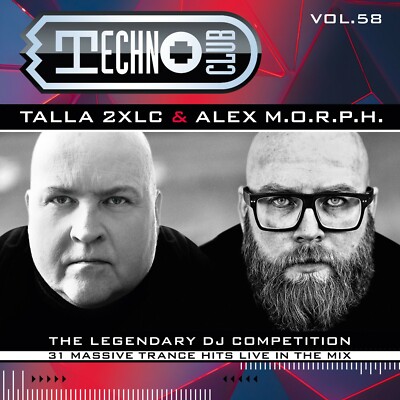 CD Techno Club Vol.58 von Talla 2XLC & Alex M.O.R.P.H. 2CDs