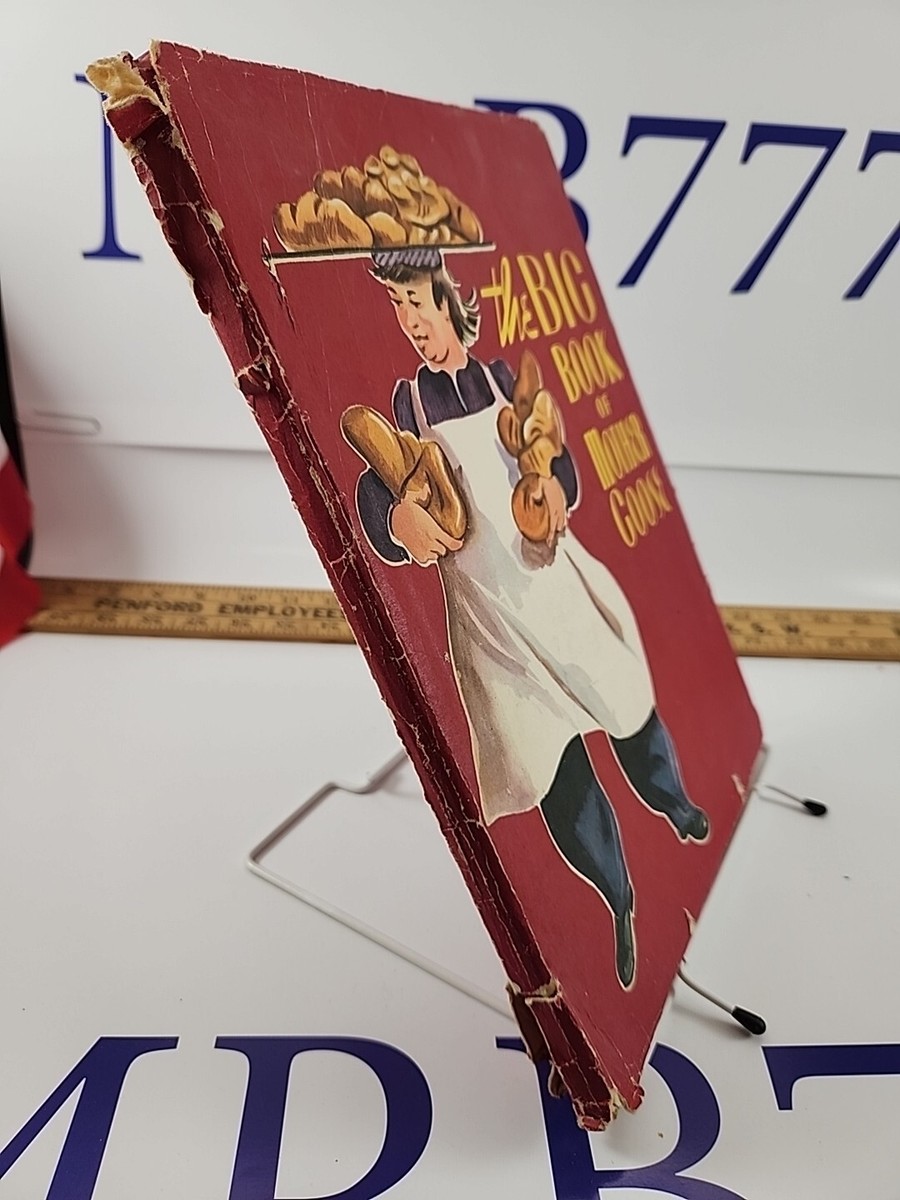 The Big Book of Mother Goose 1946 Hardcover with Dust Jacket FREE