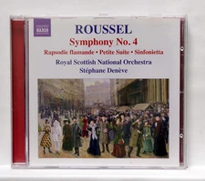 STEPHANE DENEVE — ROUSSEL Symphony no.4, Rapsodie flamande — NAXOS CD NM