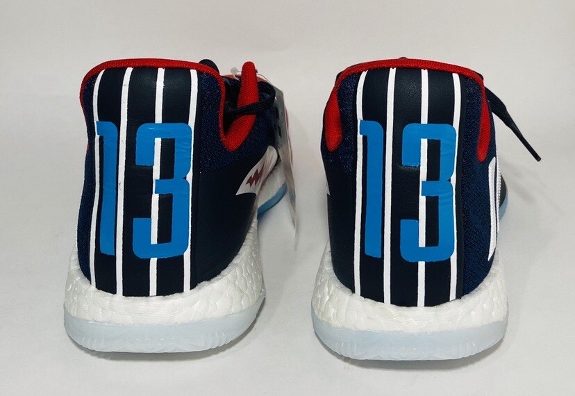 Adidas Mens James HARDEN VOL 3 Rockets 90s Jersey Blue Red White G54024 Mens 8.5 Adidas Mens James HARDEN VOL 3 Rockets 90s Jersey Blue Red  main image 3