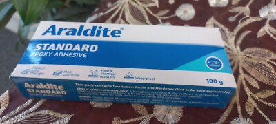 Colle époxy Bi-composant Araldite Standard - 100g Résine + 80g Durcisseur (180g Total), Neuf