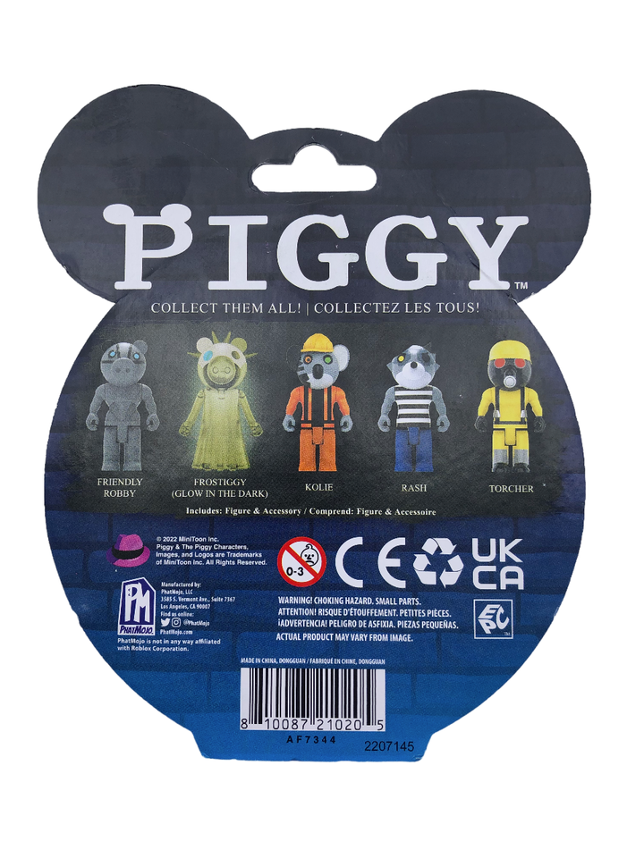Piggy Friendly Robby 3.5” Series 3 Action Figure Toy Roblox w/DLC ...