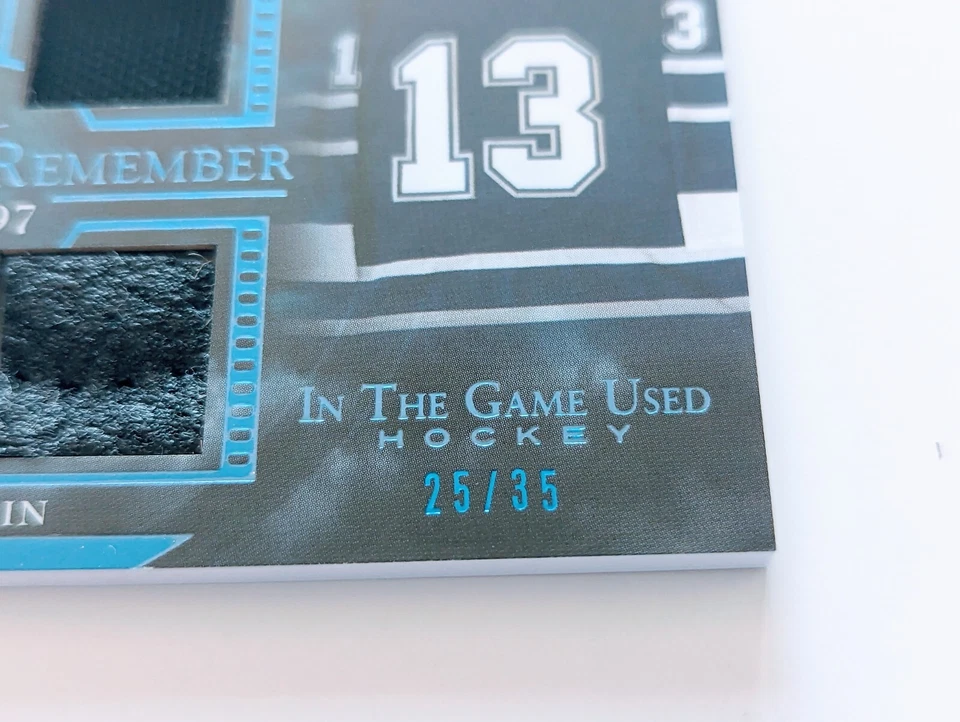 🔥#/35 ALFOMBRILLAS SUNDIN QUAD RELIQUIA 2020-21 HOJA EN EL JUEGO USADO UN AÑO PARA RECORDAR🔥 Foto 3 de 4