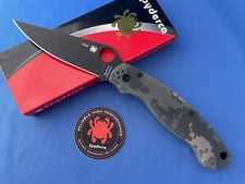 Spyderco C36GPCMOBK2 Military 2 Knife Camo G-10 S30V Compression Lock Col. #156V