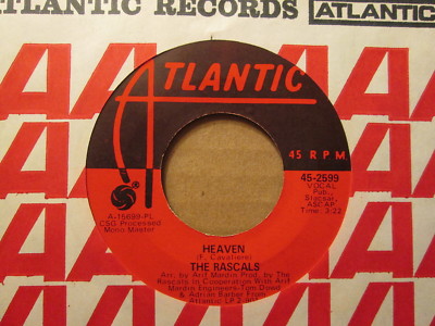 The RASCALS - Heaven / Baby I'm Blue ATLANTIC 2599 - 45rpm | eBay