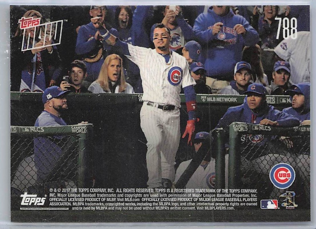 MLB 2017 デビュー前 ref×4 2017 Topps Now #788 Javier Baez Chicago Cubs | eBay