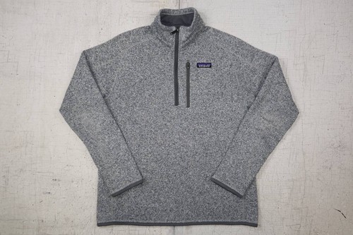 Patagonia Better Sweater Gray 1/4 Zip Pullover Fleece Sz Medium - Picture 8 of 9