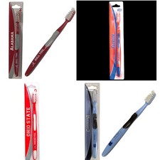 NCAA Full Size Soft Toothbrush  Officially Licensed  Choose Your Team