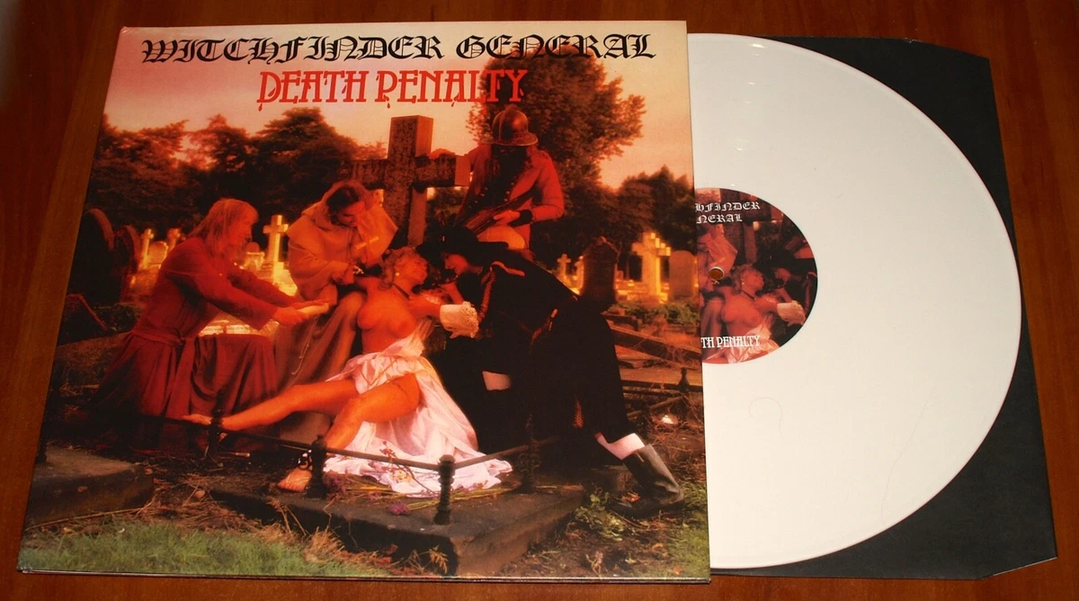 WITCHFINDER GENERAL DEATH PENALTY LP *RARE* WHITE VINYL EU PRESS 2011 LTD New