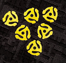 Original Vintage 45 RPM Vinyl Schallplatten Adapter Set 6 Recoton Made in USA