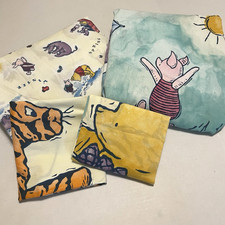 Disney Winnie the Pooh Full / Double Sheet Set Fitted- Flat- 2 Pillow Cases