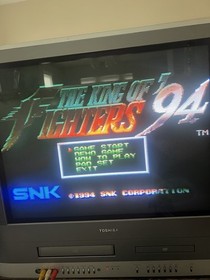 Neo Geo CD Japanese CD-T01 Console Bundle With Two Games..**TESTED**