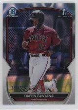 2023 Bowman Chrome Prospects Lava Refractor /399 Ruben Santana #BCP-42 1k9t