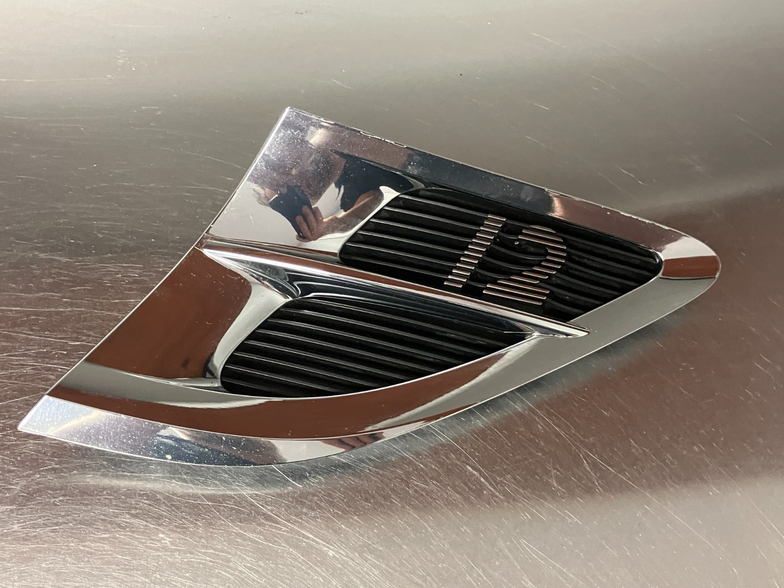 18-20 Bentley Continental GT Passenger Right Side Fender Vent Grille Grill 12 ed