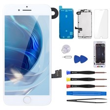 for iPhone 7 Plus White Screen Replacement 5.5" with Home Button Assembly Fro...