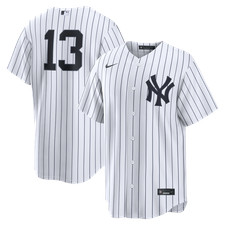 New York Yankees Jazz Chisholm Jr #13 Nike White Home 2026 Official MLB Jersey