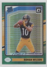 2024 Panini Donruss Optic Rated Rookie Green Hyper Prizm Roman Wilson #285 1gx0