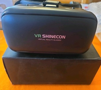 VR Shinecon Reality Brille Headset Virtual Reality Schwarz Smartphonezubehör