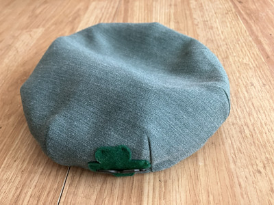 Very Nice! 1950s Vintage Girl Scout Beret Hat Cap Size Small 50s Metal Emblem