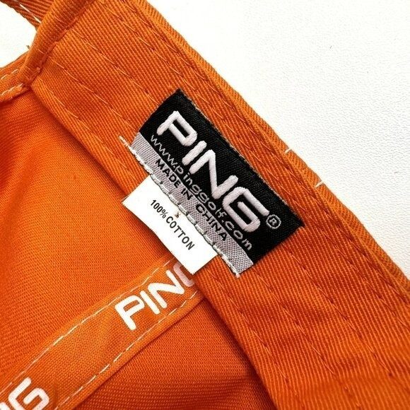 Ping G10 Strapback Hat Cap Adjustable Orange Ligh… - image 6