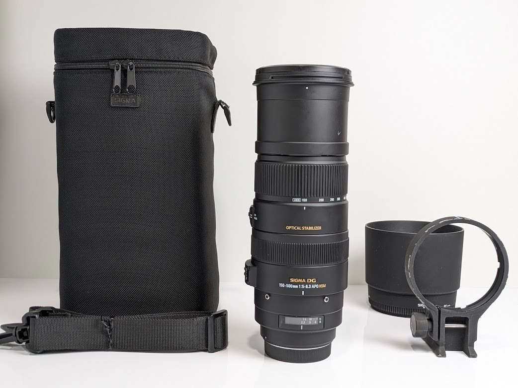 Sigma APO 150-500mm f5-6.3 DG OS HSM Lens canon EF [Very Good w