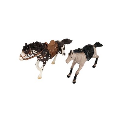 Schleich Wild West Cowboy Horse & Papo Horse Lot Of 2 