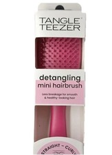 Tangle Teezer Detangling Mini Hairbrush bright pink 