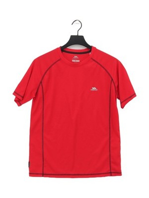 Trespass Men's T-Shirt S Red 100% Polyester Basic