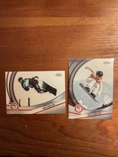 2025-26 Topps Chrome Winter Olympics Red Gerard Lot (2 base cards)