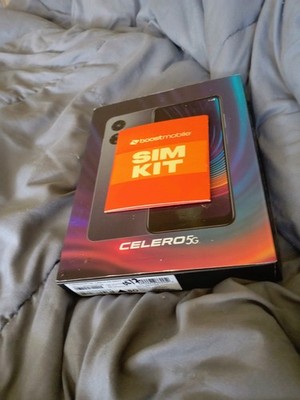 CELERO 5G BOOST MOBILE LOCKED CELL PHONE NEW-OPEN BOX CONDITION WITH SIM CARD