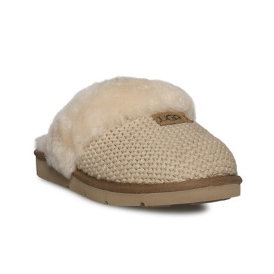 UGG COZY KNIT CREAM SHEEPSKIN CLASSIC COMFORT WOMEN